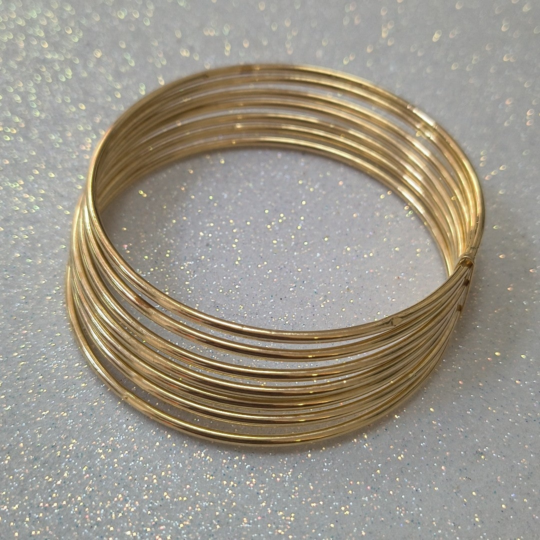 SEMANARIO DE PULSERAS ORO 14 K 10,50 GRMS (SEMINUEVO)