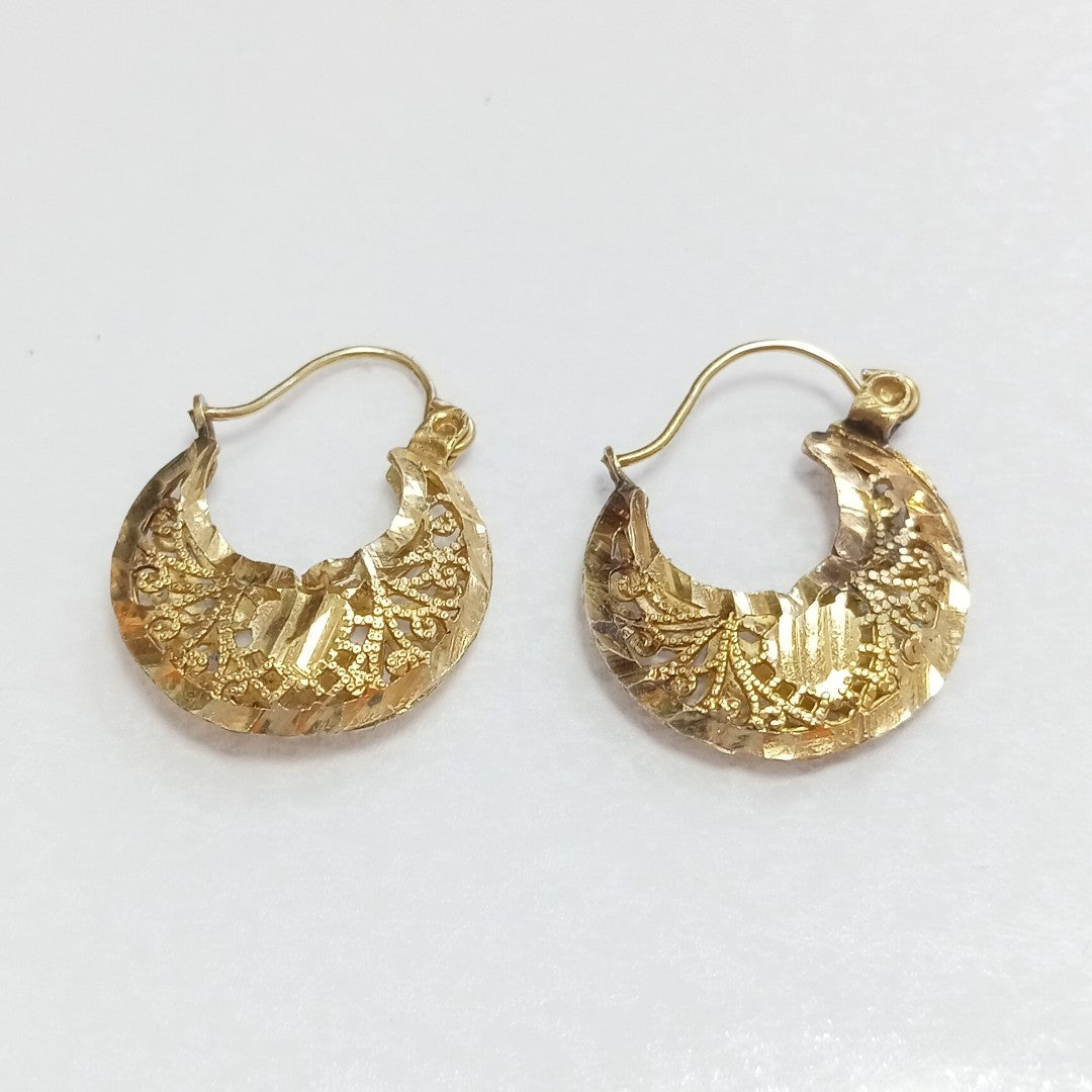 ARRACADAS PAR ORO 10 K 1,80 GRMS (SEMINUEVO)