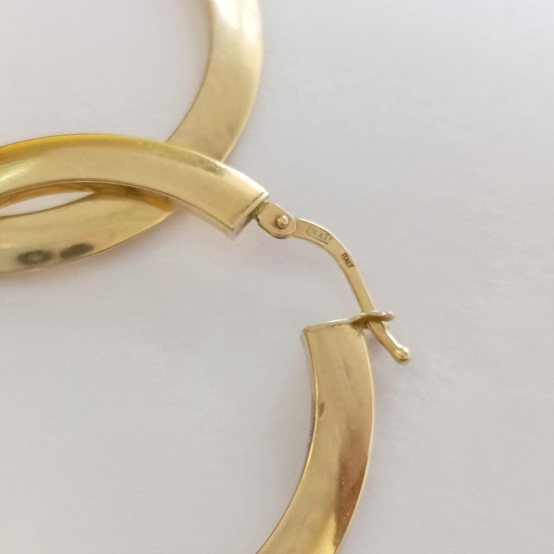 ARRACADAS PAR ORO 14 K 3,50 GRMS (SEMINUEVO)
