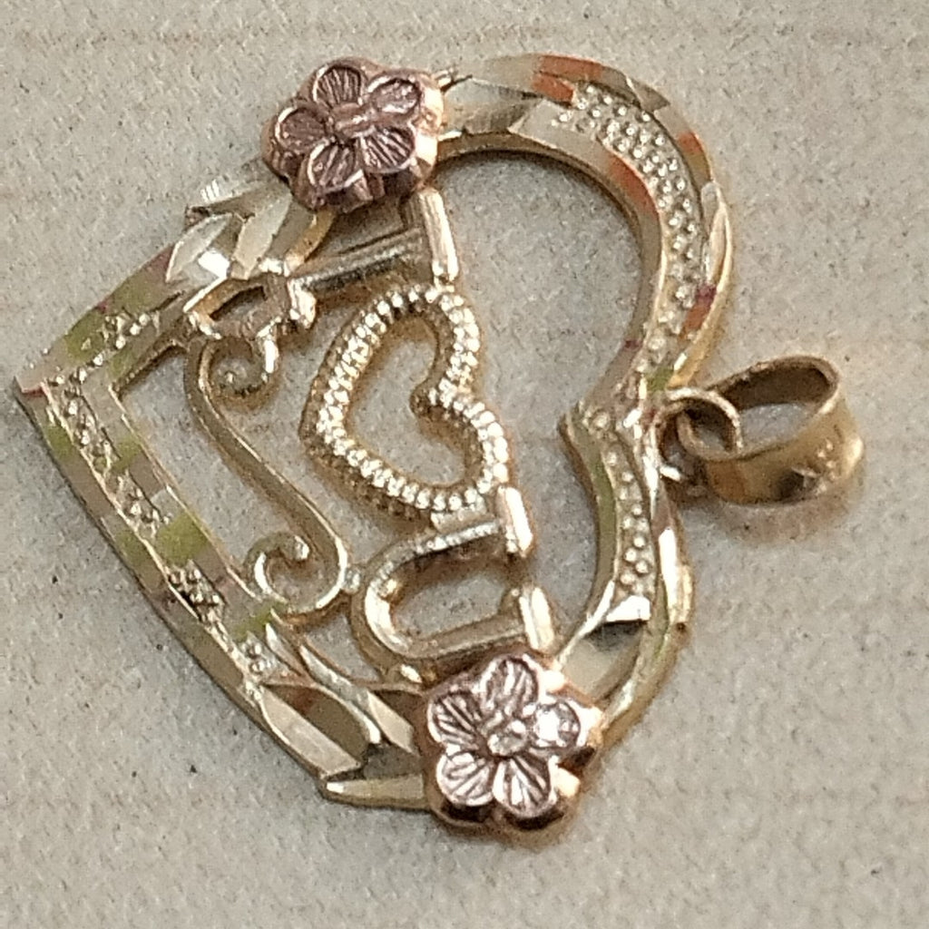 DIJE ORO COMBINADO 14 K 1,40 GRMS (SEMINUEVO)