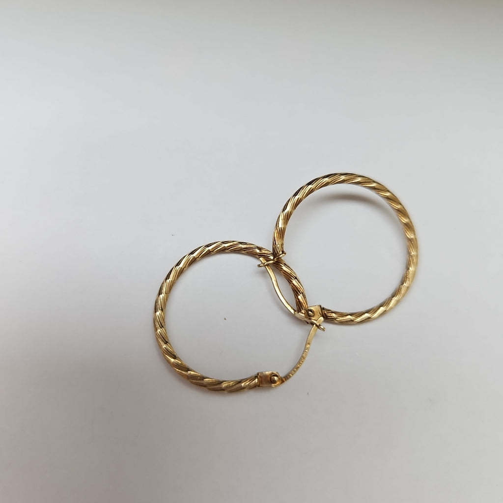 ARRACADAS PAR ORO 10 K 1.5 GRMS (SEMINUEVO)
