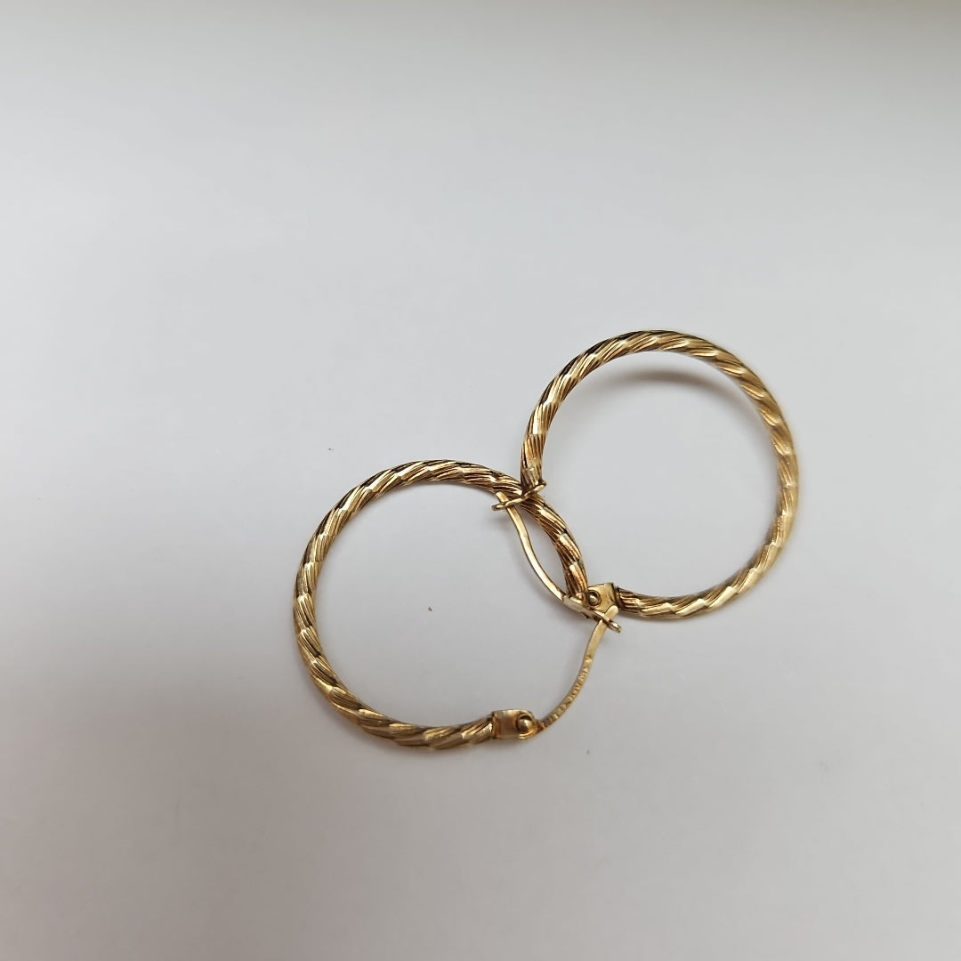 ARRACADAS PAR ORO 10 K 1.5 GRMS (SEMINUEVO)