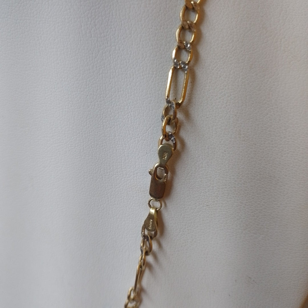 CADENA ORO, RODIADO 14 K 10.2 GRMS (SEMINUEVO)