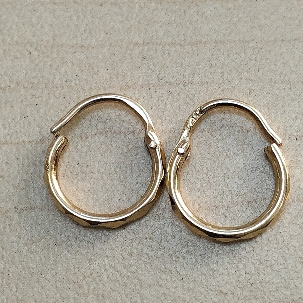 ARRACADAS PAR ORO 14 K 0.7 GRMS (SEMINUEVO)