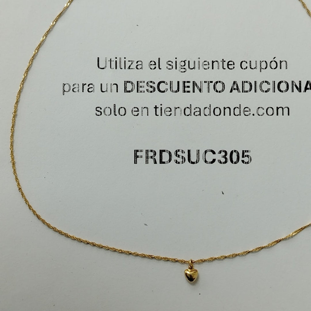 CADENA ORO 14 K 1,20 GRMS (SEMINUEVO)