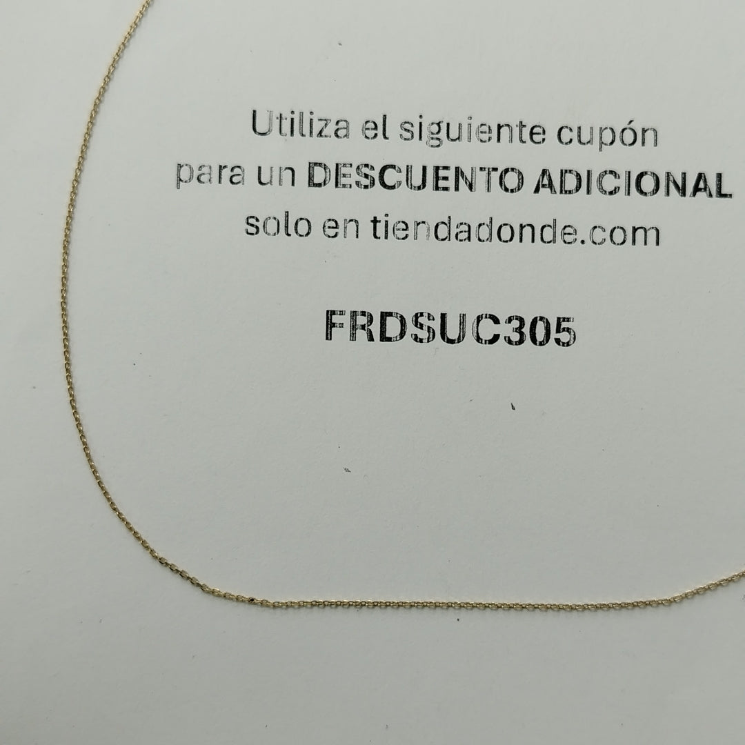 CADENA ORO 14 K 1,80 GRMS (SEMINUEVO)