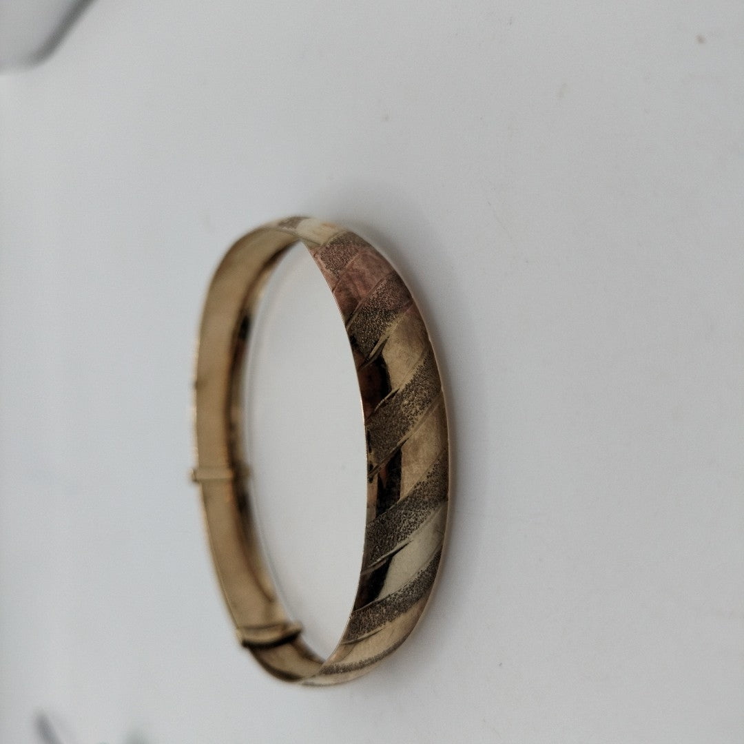 PULSERA RIGIDA ORO 10 K 7,10 GRMS (SEMINUEVO)