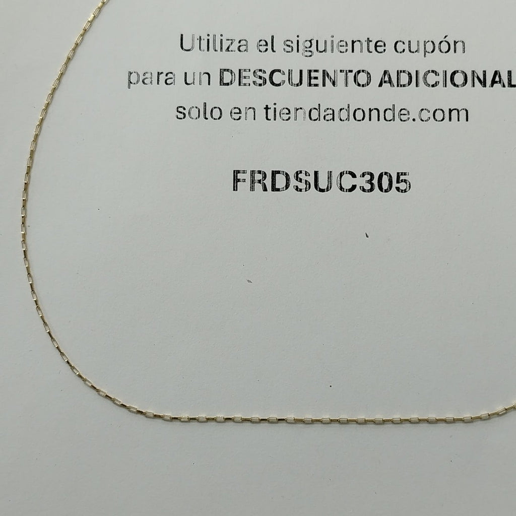 CADENA ORO 14 K 1,50 GRMS (SEMINUEVO)