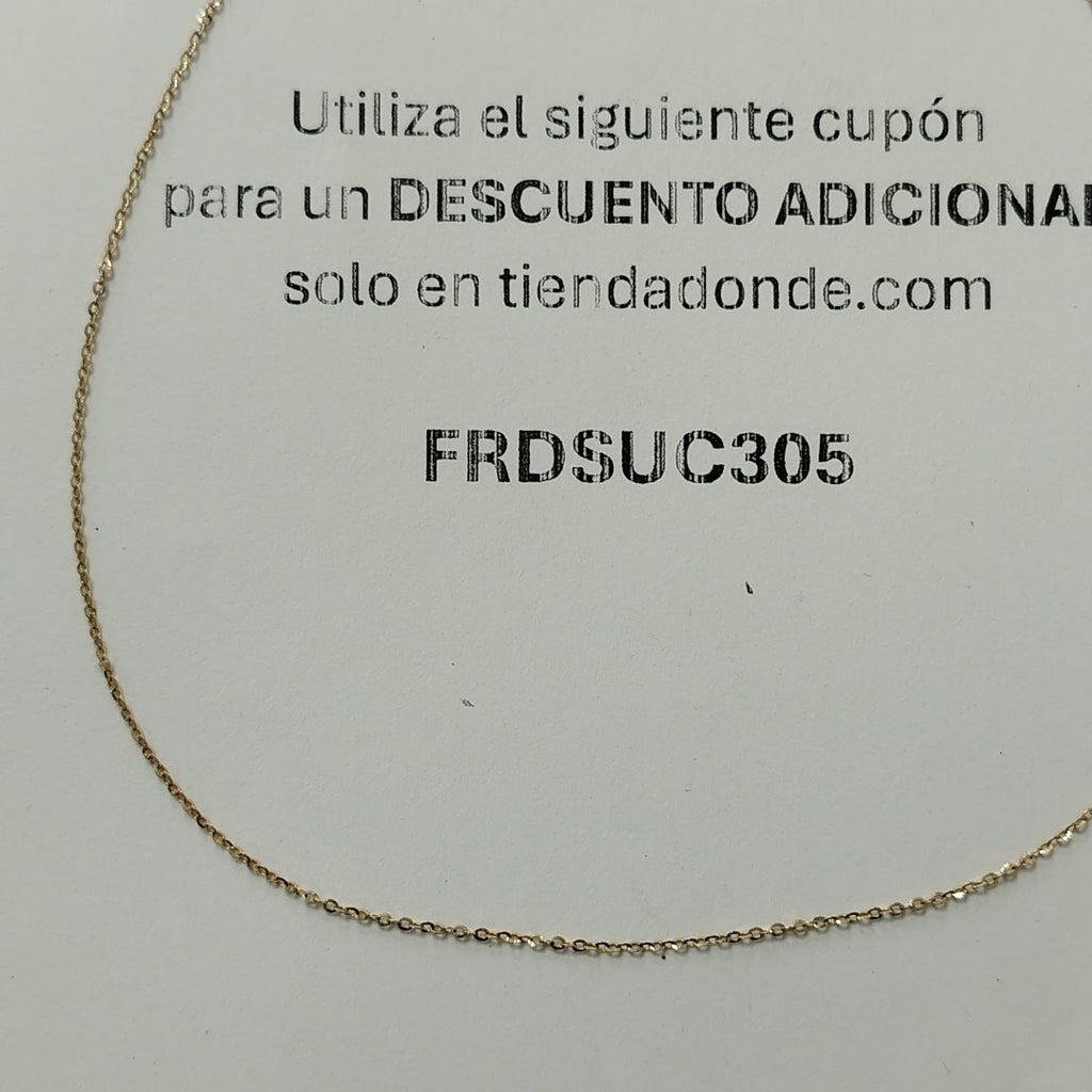 CADENA ORO 14 K 1.1 GRMS (SEMINUEVO)