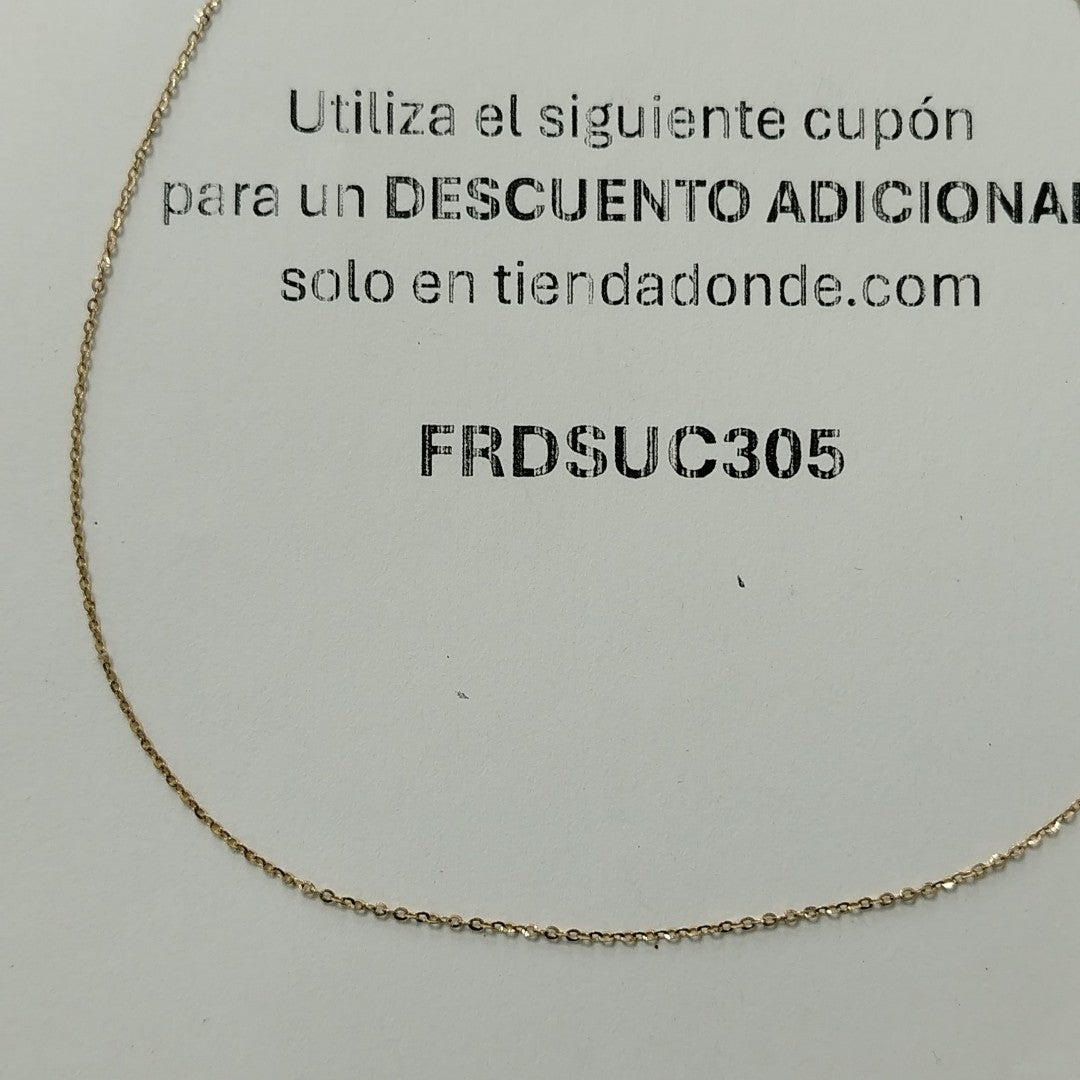 CADENA ORO 14 K 1.1 GRMS (SEMINUEVO)