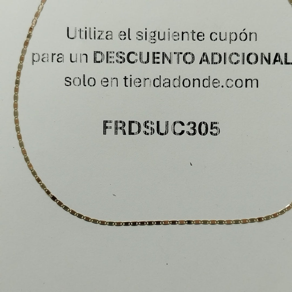 CADENA ORO 14 K 0.4 GRMS (SEMINUEVO)