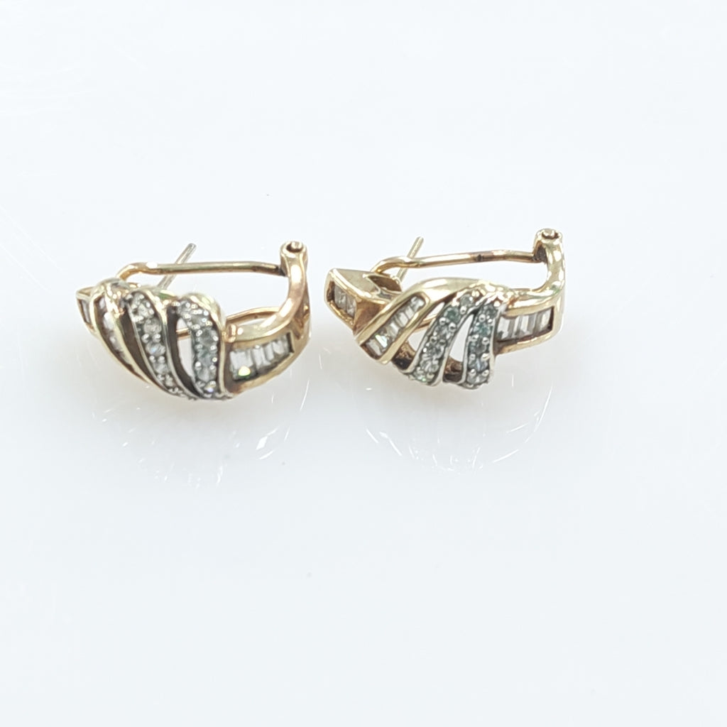 ARETES PAR ORO 10 K 6,30 GRMS (SEMINUEVO)