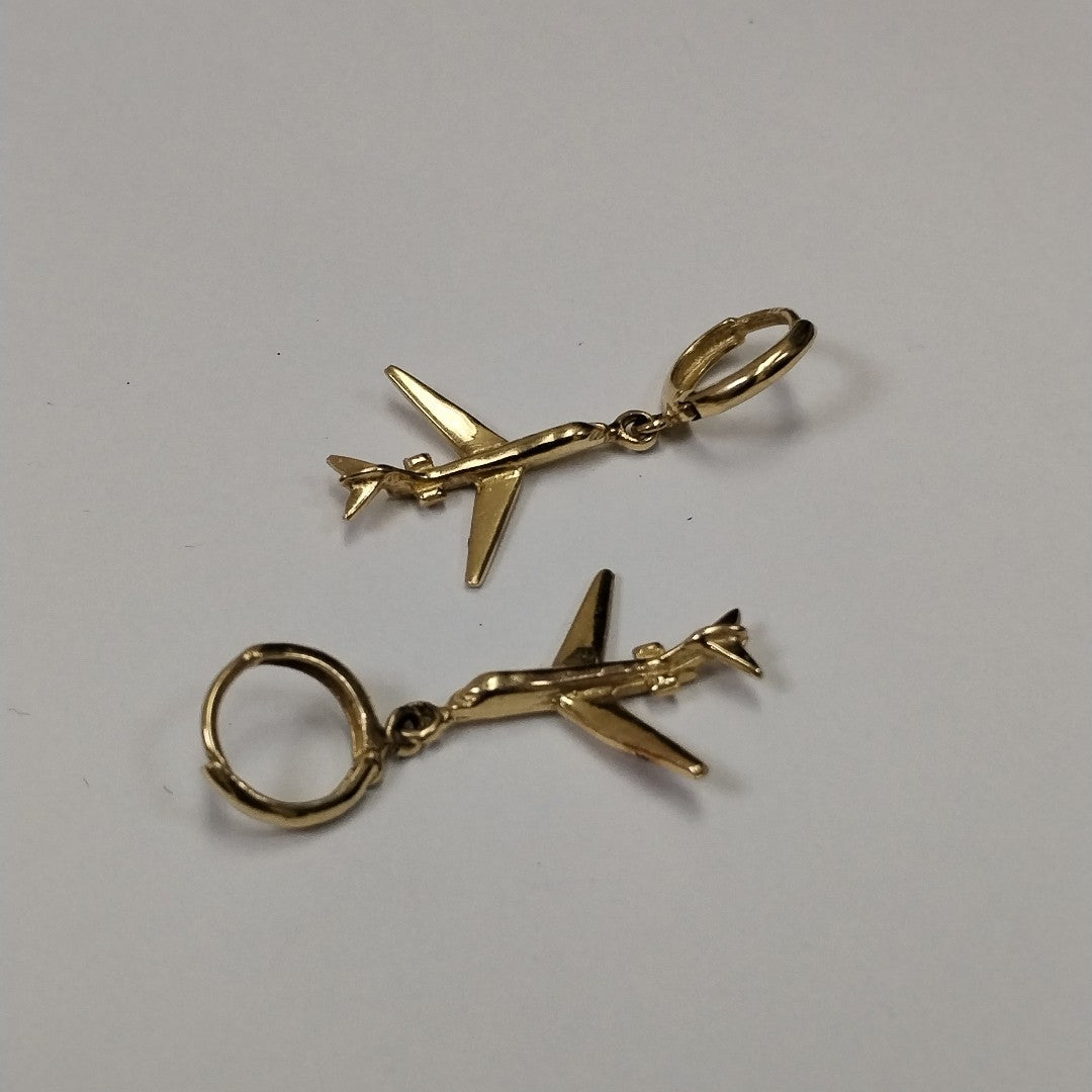 ARETES PAR ORO 14 K 4.6 GRMS (SEMINUEVO)