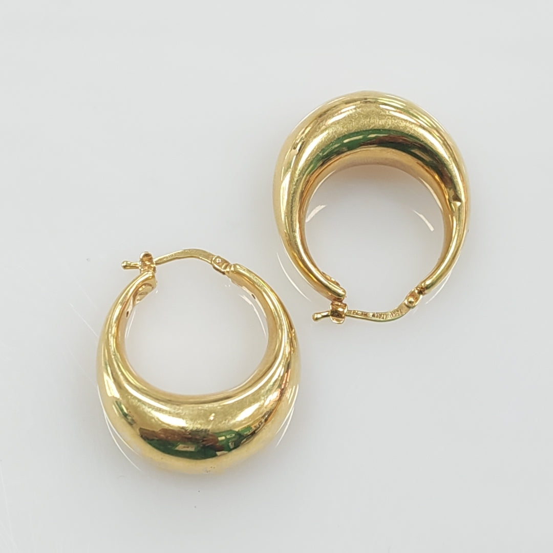ARRACADAS PAR ORO 14 K 5,10 GRMS (SEMINUEVO)