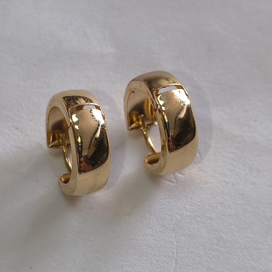 ARRACADAS PAR ORO 14 K 2 GRMS (SEMINUEVO)