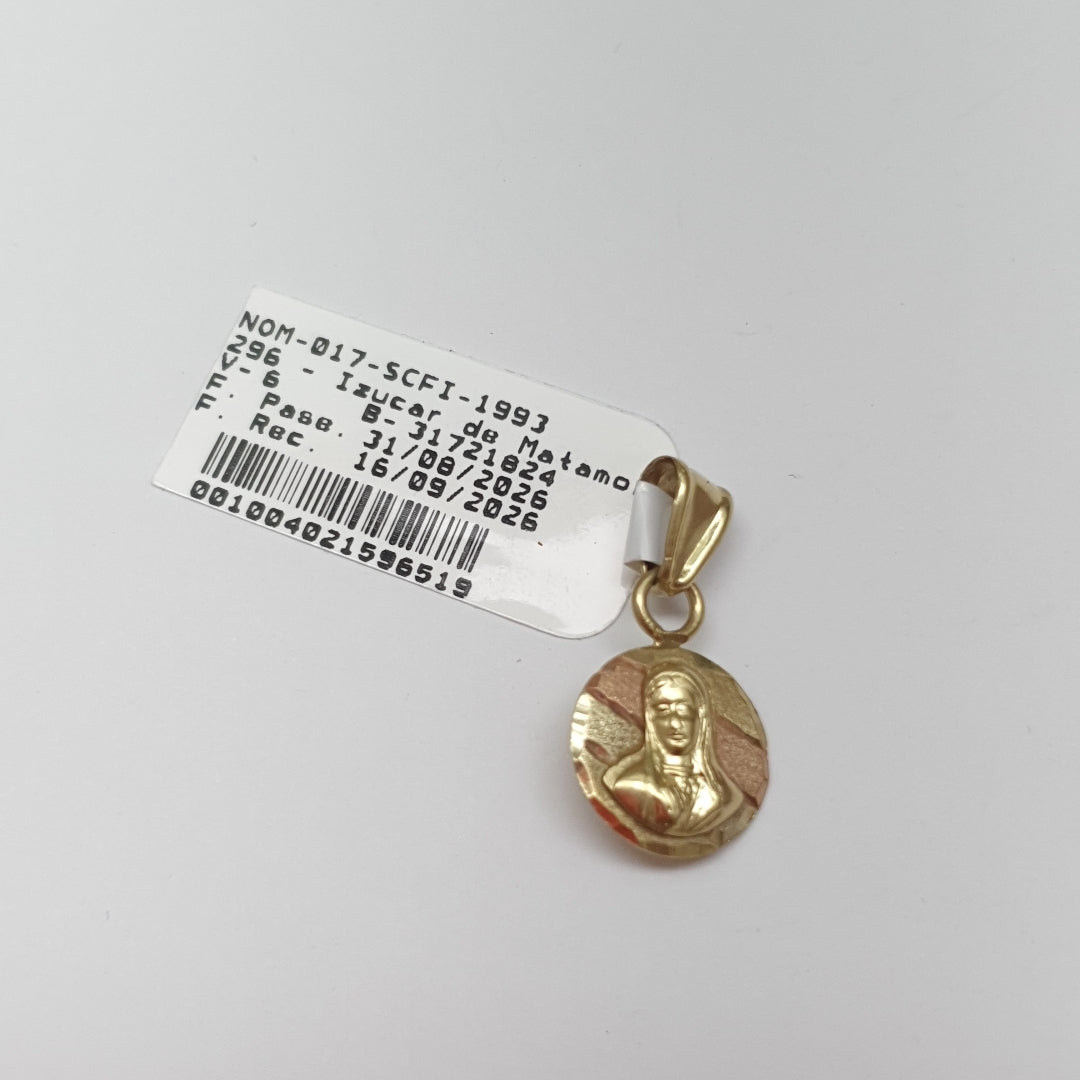 MEDALLA RELIGIOSA ORO 14 K 1,00 GRMS (SEMINUEVO)