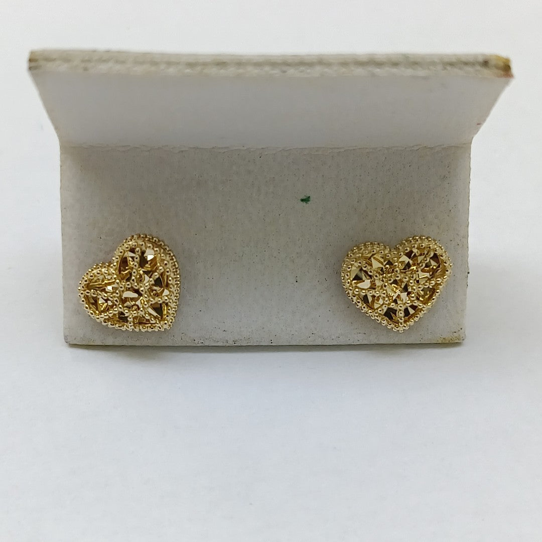 BROQUELES ORO 14K 1.5 (NUEVO)