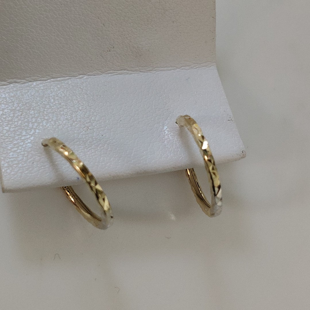 ARRACADAS PAR ORO 14 K 0.8 GRMS (SEMINUEVO)