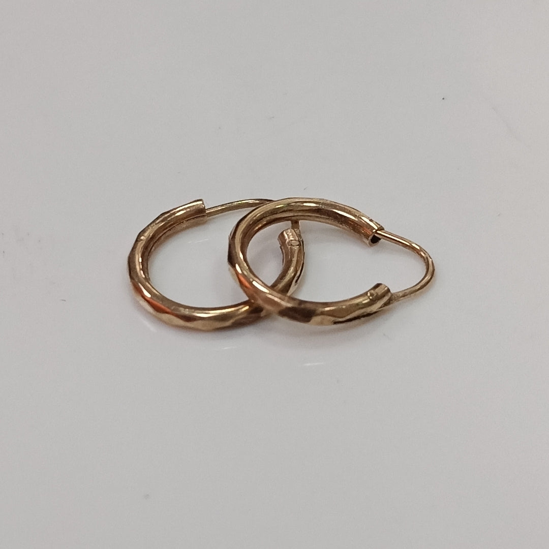ARRACADAS PAR ORO 8 K 0.5 GRMS (SEMINUEVO)