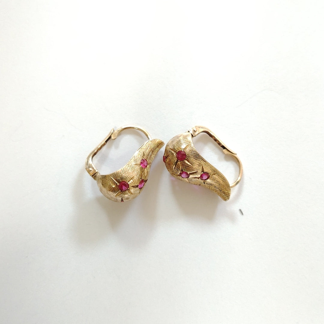 ARETES PAR ORO 14 K 5.8 GRMS (SEMINUEVO)