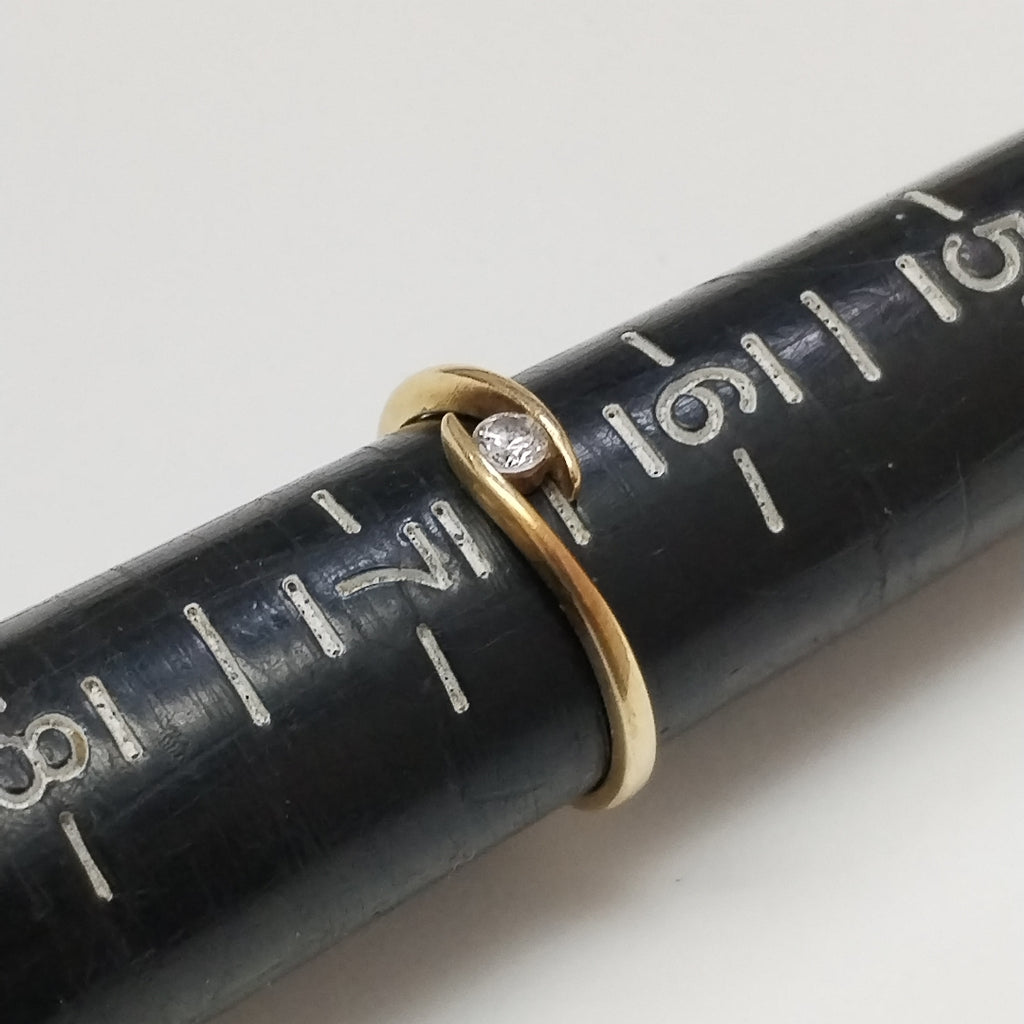 SOLITARIO ORO 14 K 1.7 GRMS (SEMINUEVO)