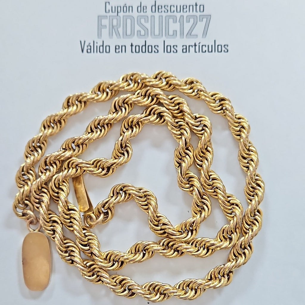 CADENA ORO 10 K 122.5 GRMS (SEMINUEVO)