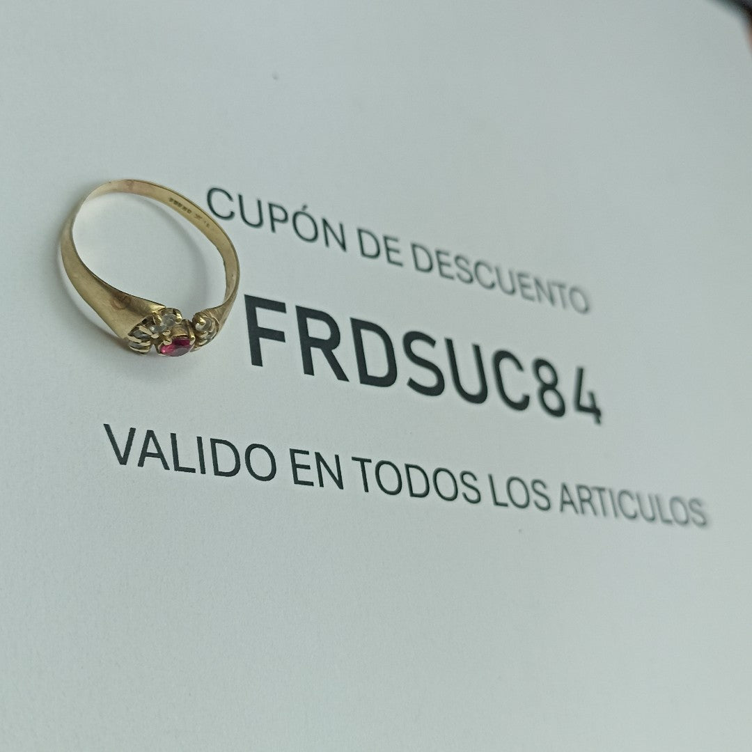 ANILLO ORO 10 K 1,70 GRMS (SEMINUEVO)