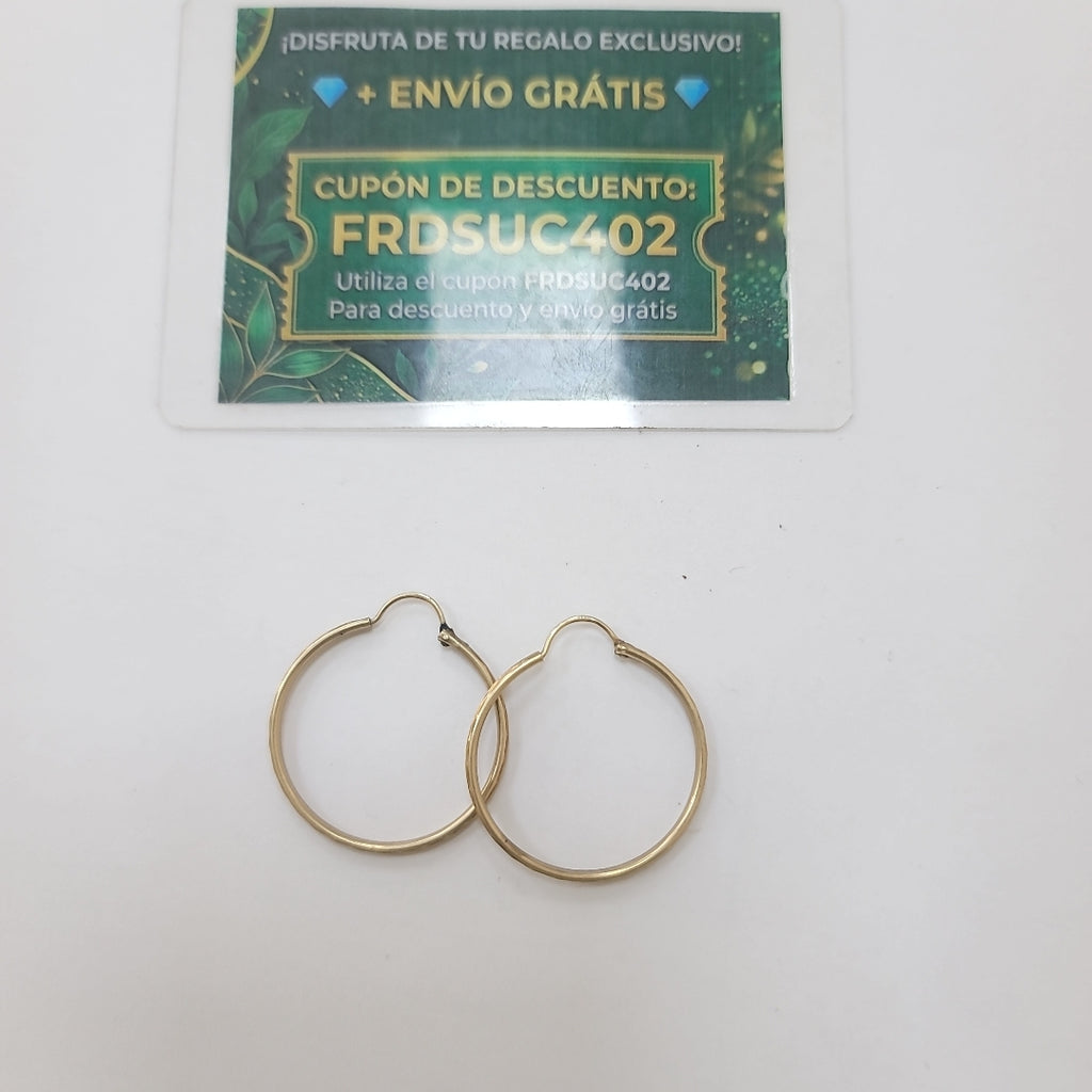 ARRACADAS PAR ORO 10 K 2.5 GRMS (SEMINUEVO)