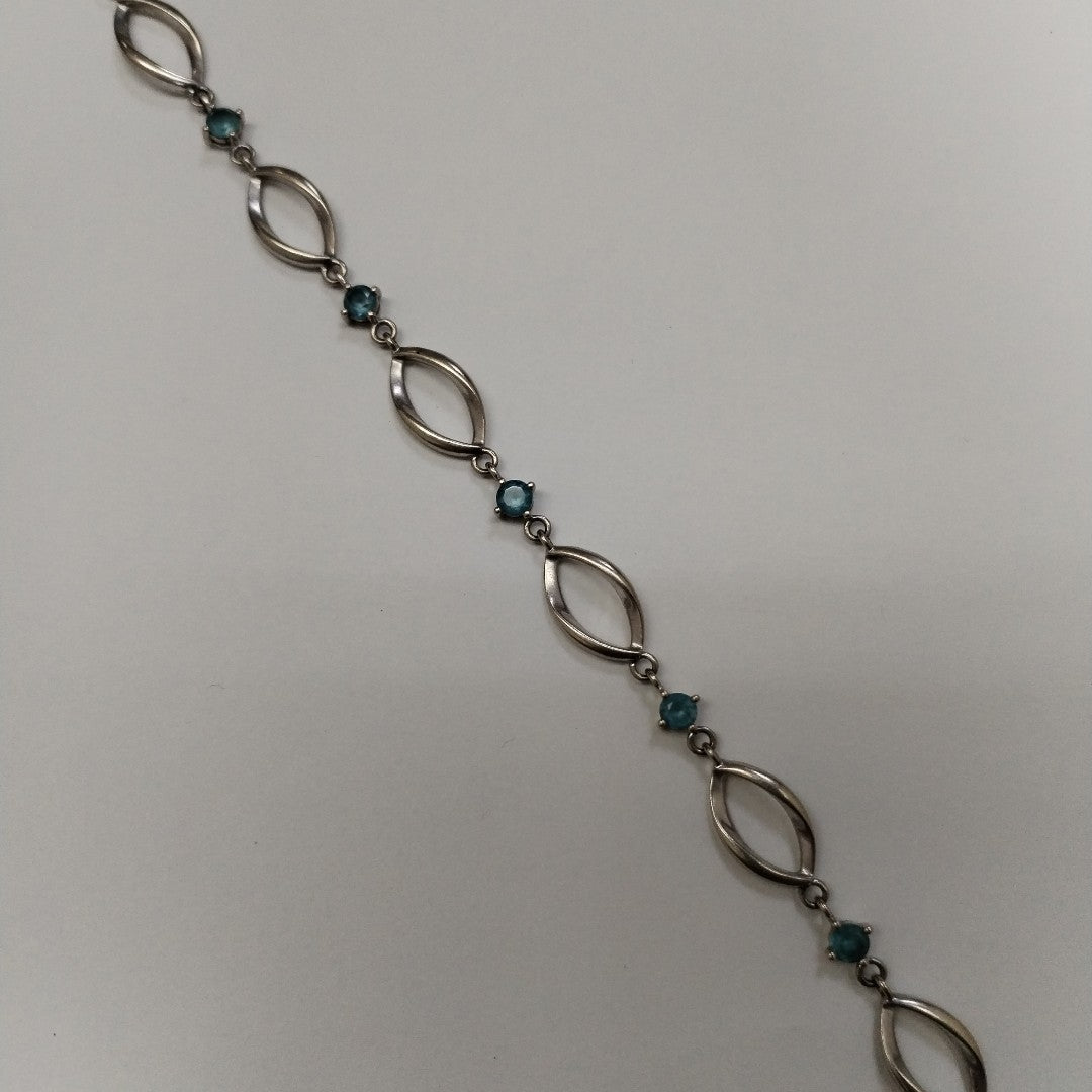 PULSERA ORO BLANCO 14 K 9,00 GRMS (SEMINUEVO)