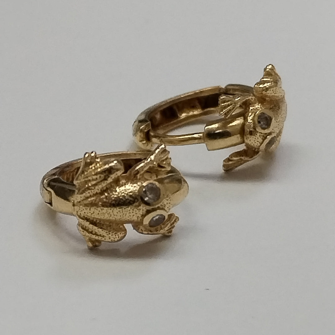 ARRACADAS PAR ORO 14 K 2,60 GRMS (SEMINUEVO)