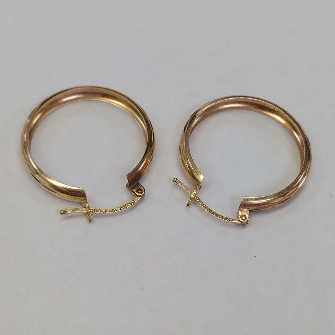 ARRACADAS PAR ORO 10 K 2 GRMS (SEMINUEVO)