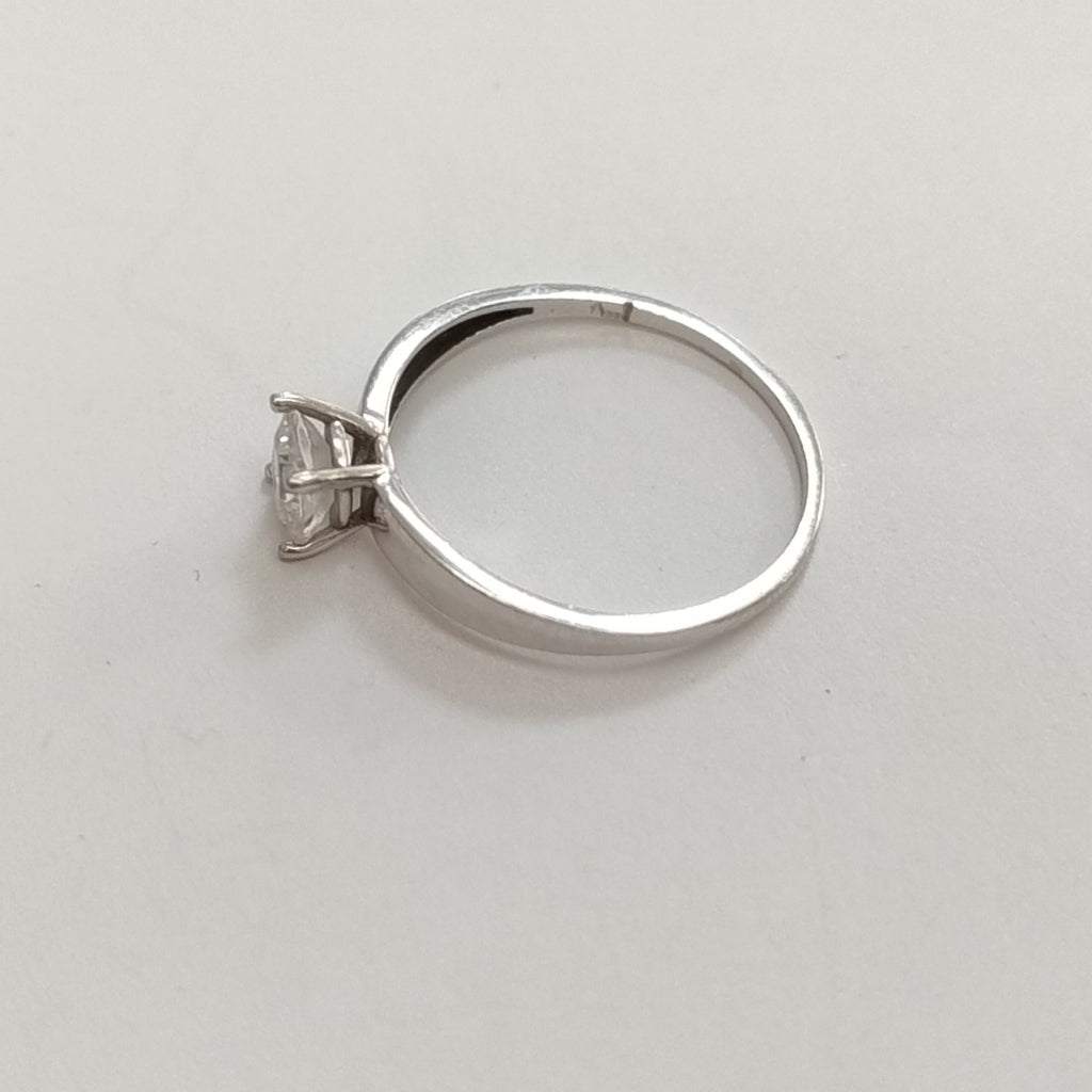 ANILLITO ORO BLANCO 14 K 1.5 GRMS (SEMINUEVO)