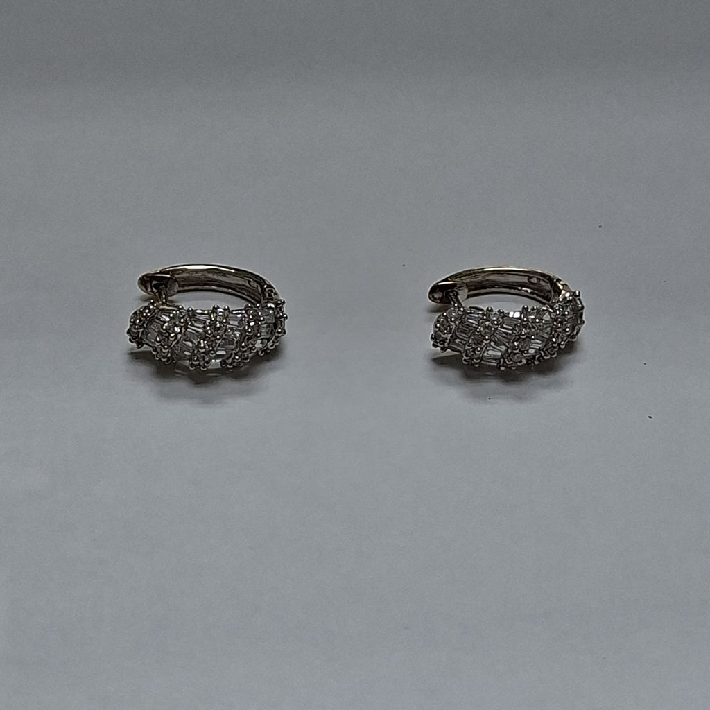 ARETES PAR ORO,ORO BLANCO 10 K 6,10 GRMS (SEMINUEVO)