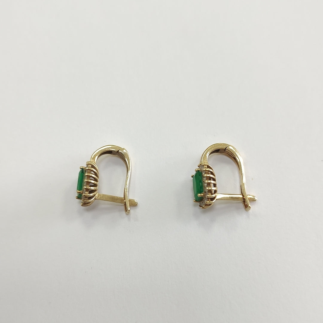 ARETES PAR ORO 10 K 2,20 GRMS (SEMINUEVO)