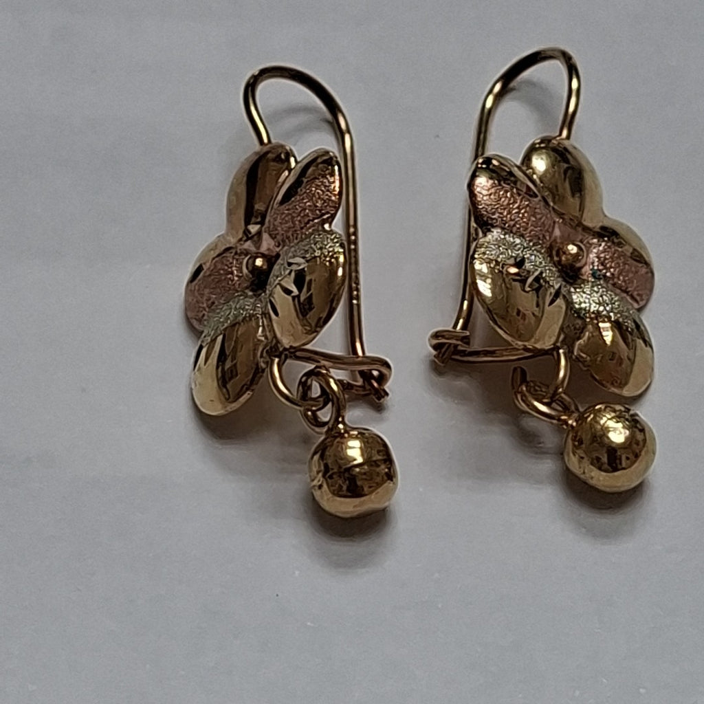 ARETES PAR ORO 10 K 2.4 GRMS (SEMINUEVO)