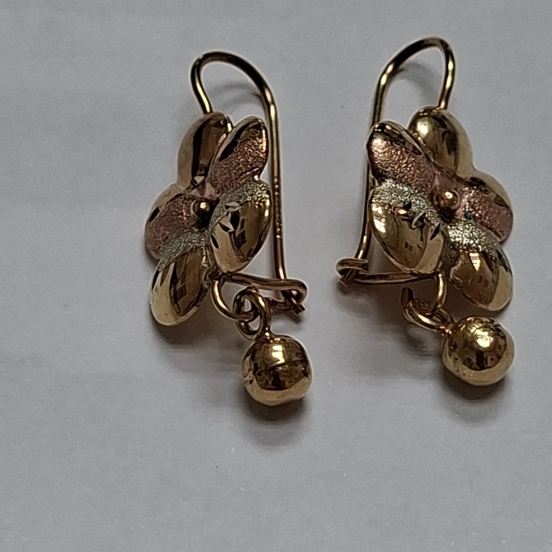 ARETES PAR ORO 10 K 2.4 GRMS (SEMINUEVO)