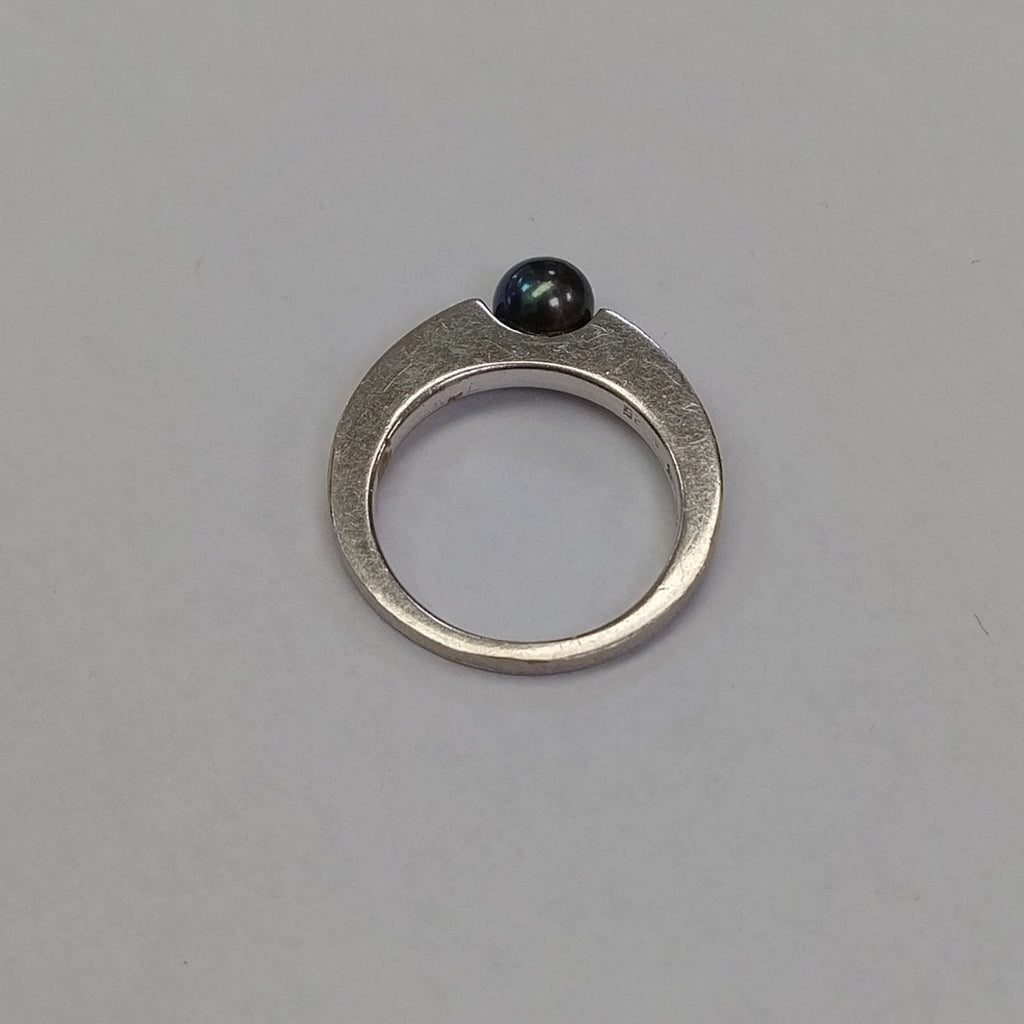 ANILLO ORO BLANCO 14 K 5,40 GRMS (SEMINUEVO)