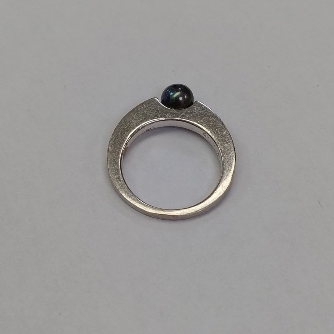 ANILLO ORO BLANCO 14 K 5,40 GRMS (SEMINUEVO)