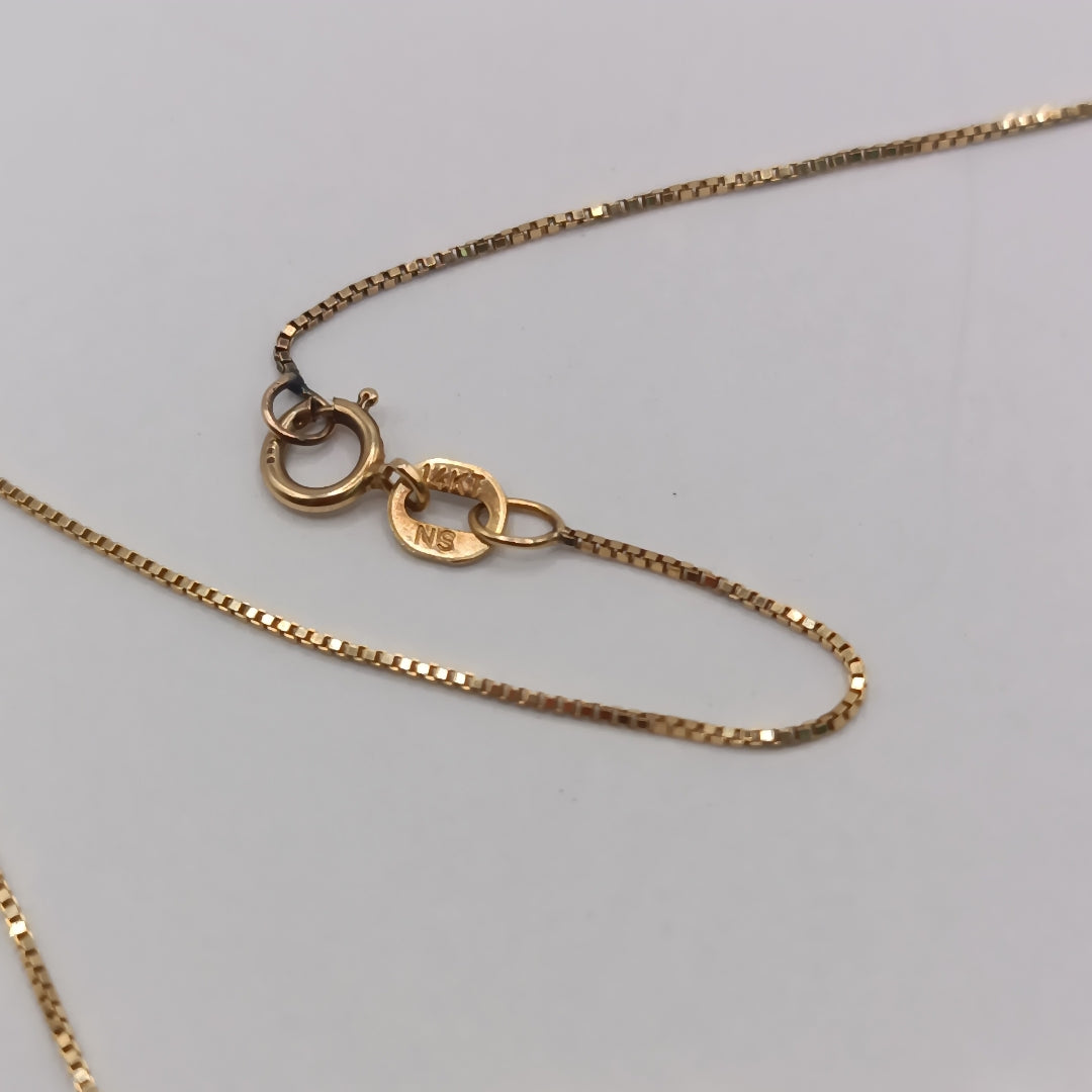 GARGANTILLA ORO 14 K 1,50 GRMS (SEMINUEVO)