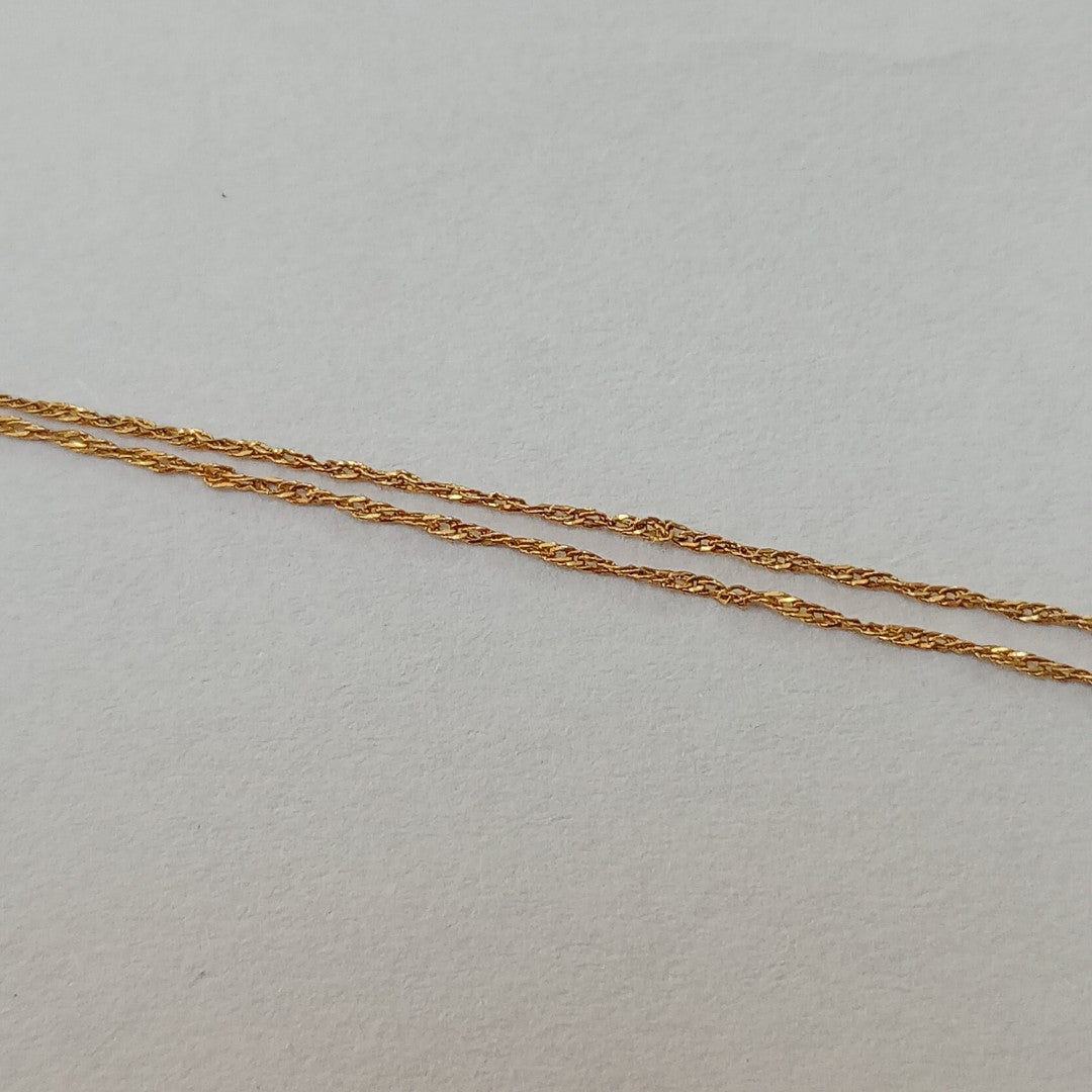 CADENA ORO 14 K 0.6 GRMS (SEMINUEVO)