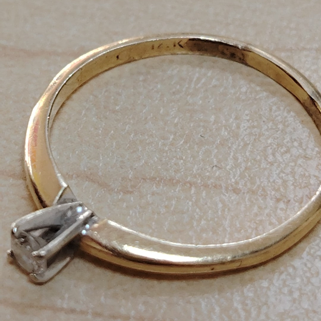 SOLITARIO ORO 14 K 1.4 GRMS (SEMINUEVO)