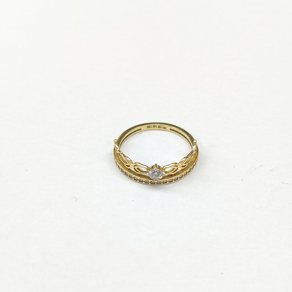 ANILLO ORO 14 K 1.5 GRMS (SEMINUEVO)