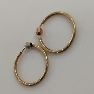 ARRACADAS PAR ORO 10 K 0.7 GRMS (SEMINUEVO)