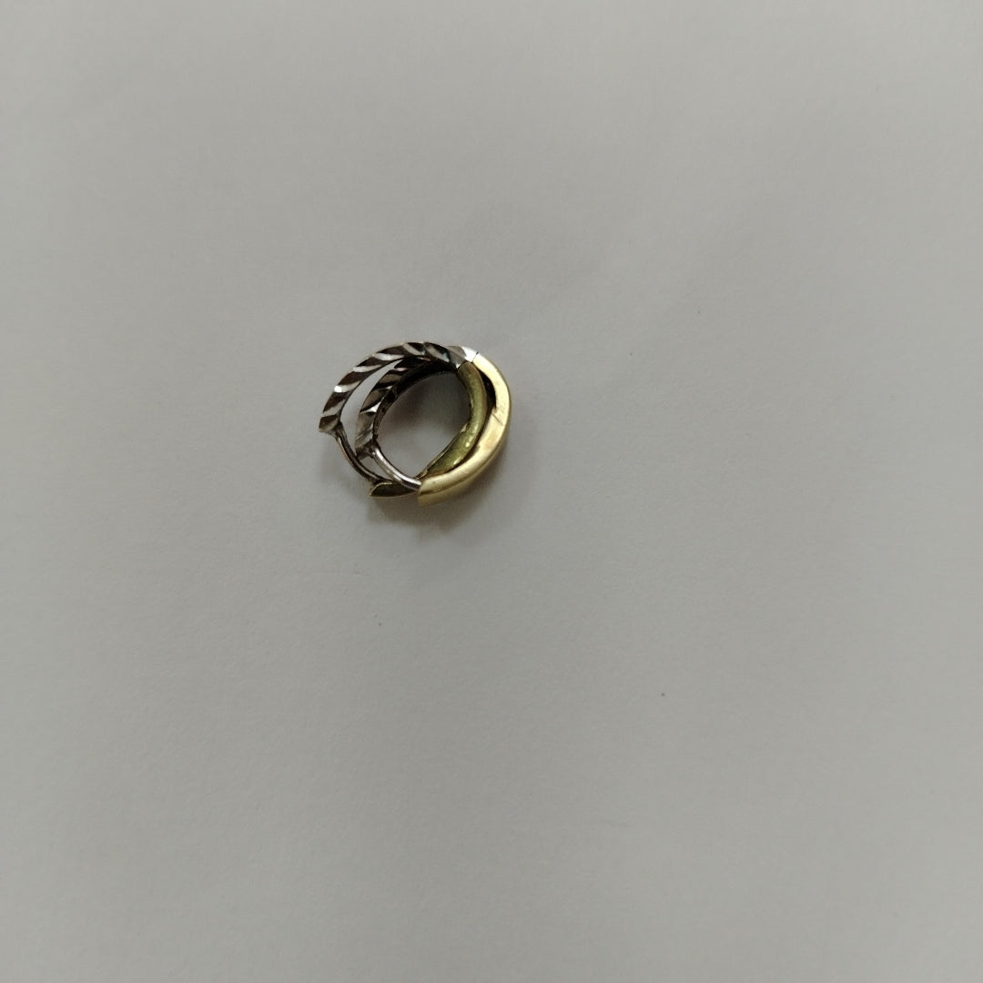 ARRACADAS PAR ORO 14 K 1,50 GRMS (SEMINUEVO)