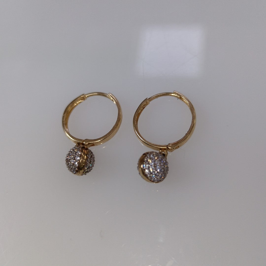 ARRACADAS PAR ORO 10 K 2.2 GRMS (SEMINUEVO)