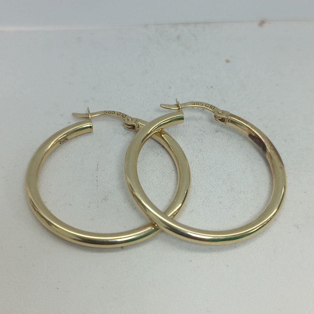 ARRACADAS PAR ORO 14 K 2,60 GRMS (SEMINUEVO)