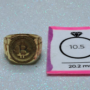 K1 9,60 GRMS 14 K IDENTIFICACIÓN ANILLO MATERIALES ORO ESPECIFICACIONES C (SEMINUEVO)