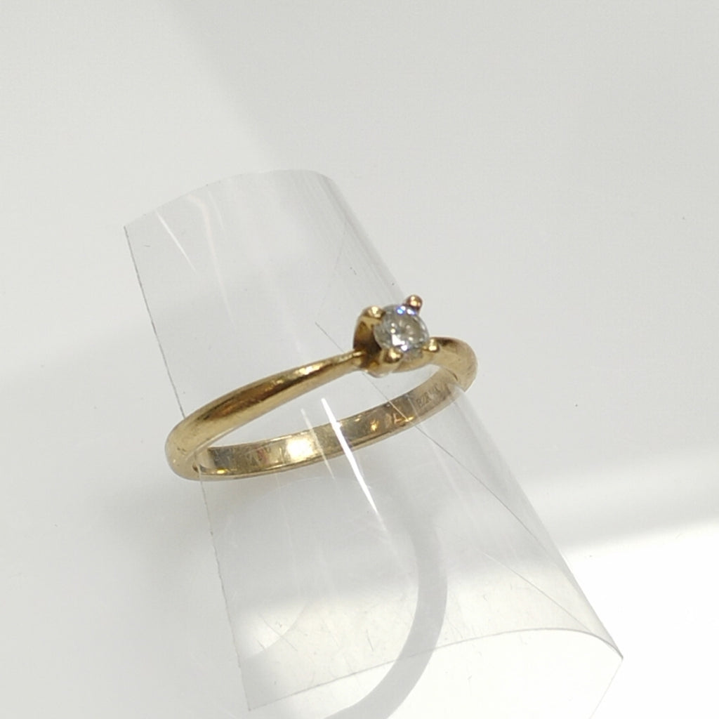 SOLITARIO ORO 14 K 2,30 GRMS (SEMINUEVO)
