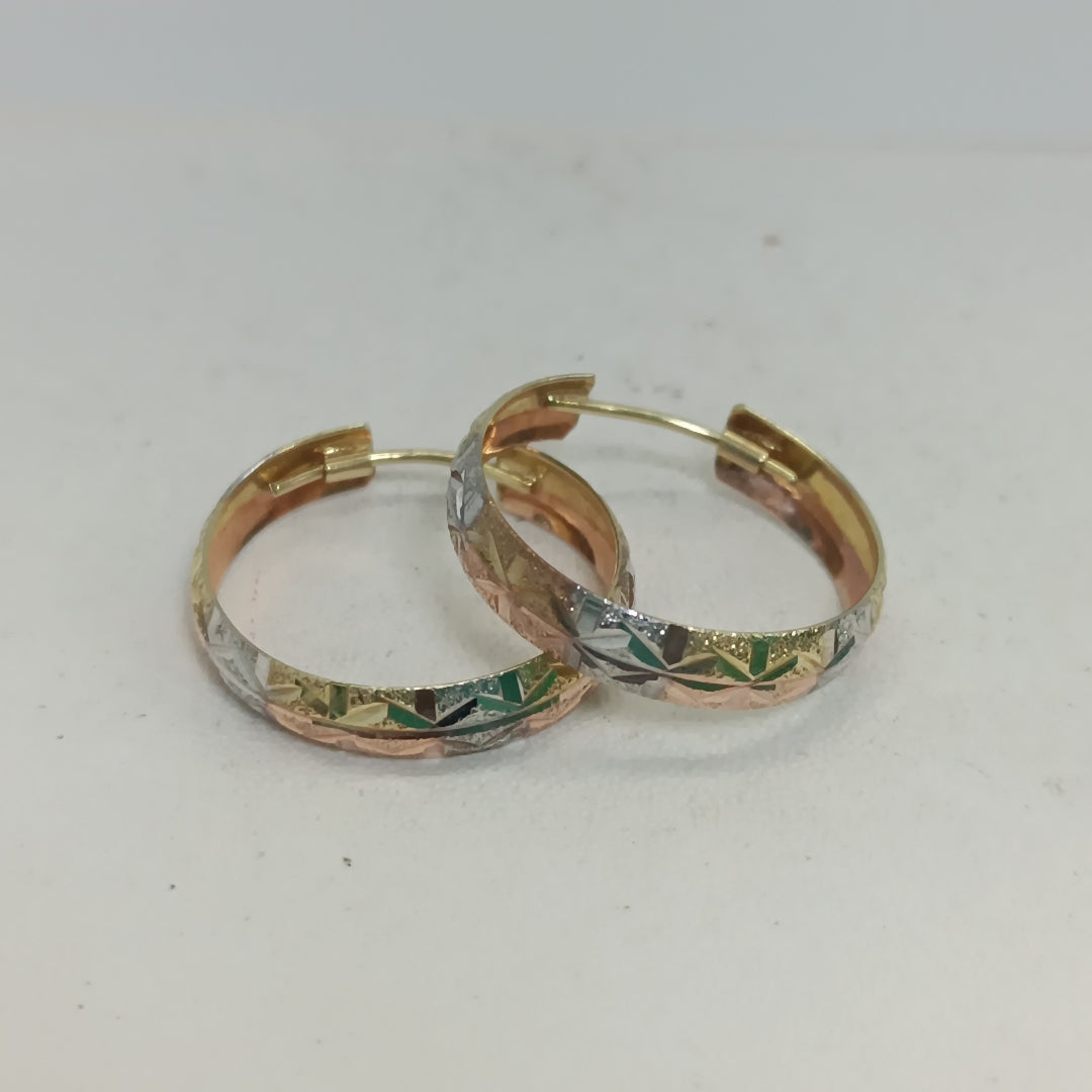 ARRACADAS PAR ORO 14 K 1,90 GRMS (SEMINUEVO)