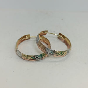 ARRACADAS PAR ORO 14 K 1,90 GRMS (SEMINUEVO)